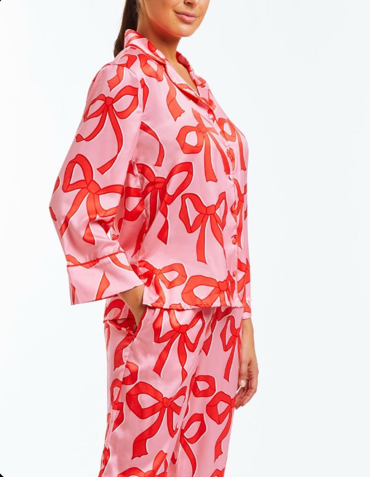 Sofelle Bow Print LoungeWear Set - Image 2