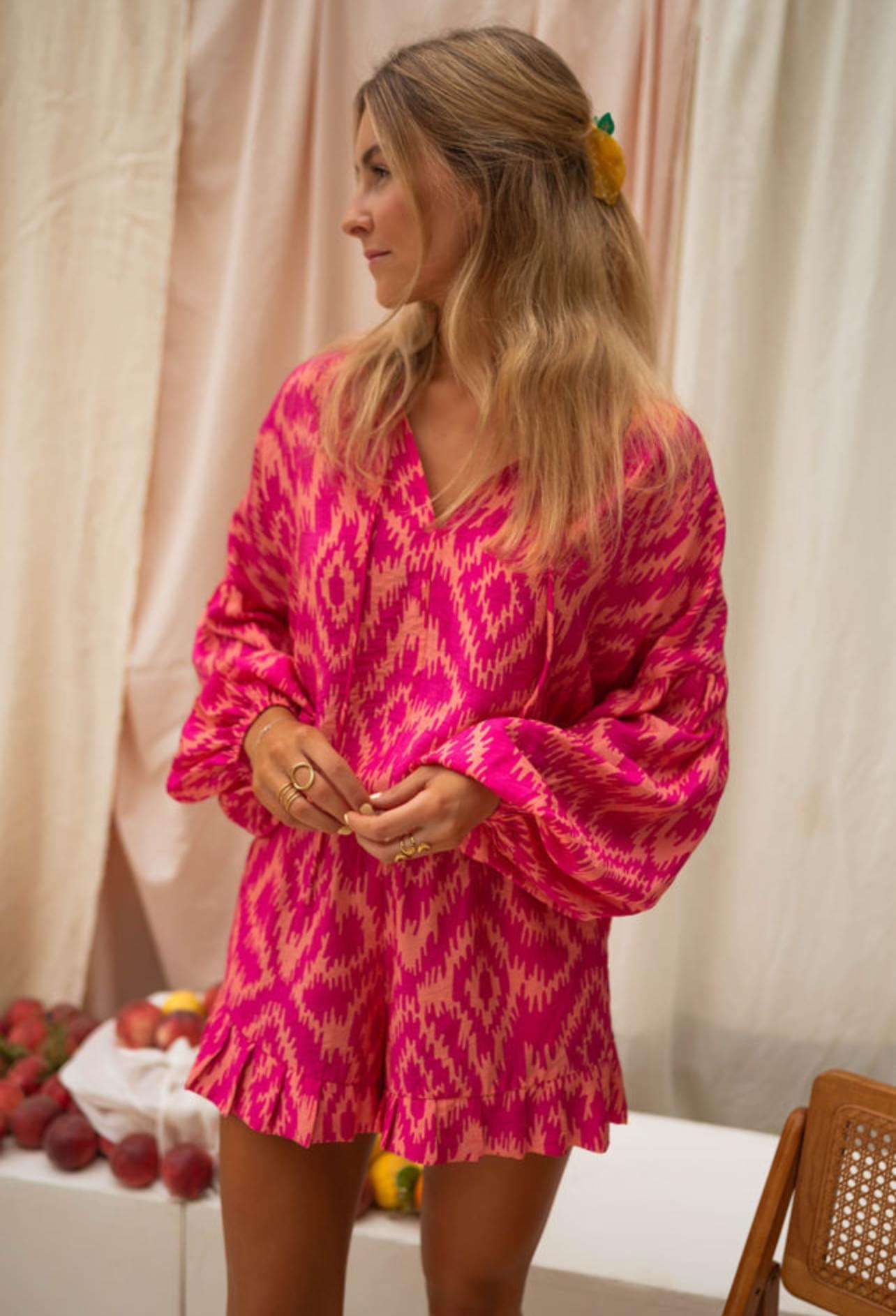 Alyse Ruffled Short Set - Image 3